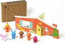 Sago Mini, Figurine Pack with 6 Toy Figures and Folding Playhouse, Kids Toys for