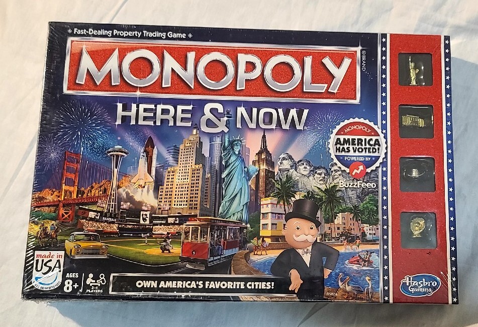 Monopoly - Here and Now Edition Board Game Limited Edition New Sealed