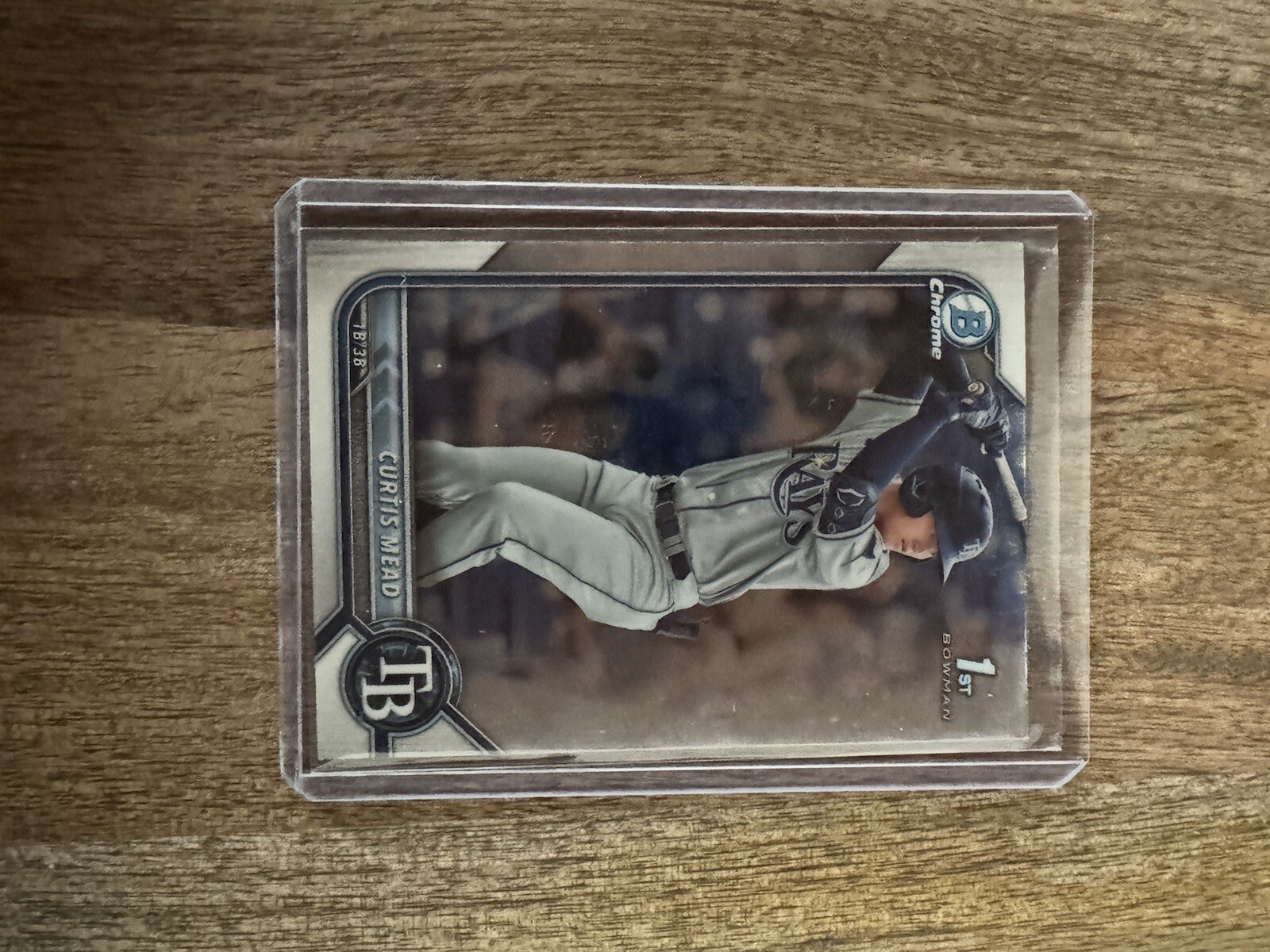 2022 1st Bowman- Chrome Prospects #BCP-10 Curtis Mead (RC) Tampa Bay