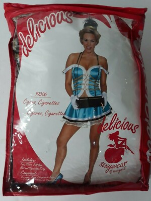 cigarette lady costume Delicious Sexywear Cigars, Cigarettes Lady Costume Halloween Size Extra  Small