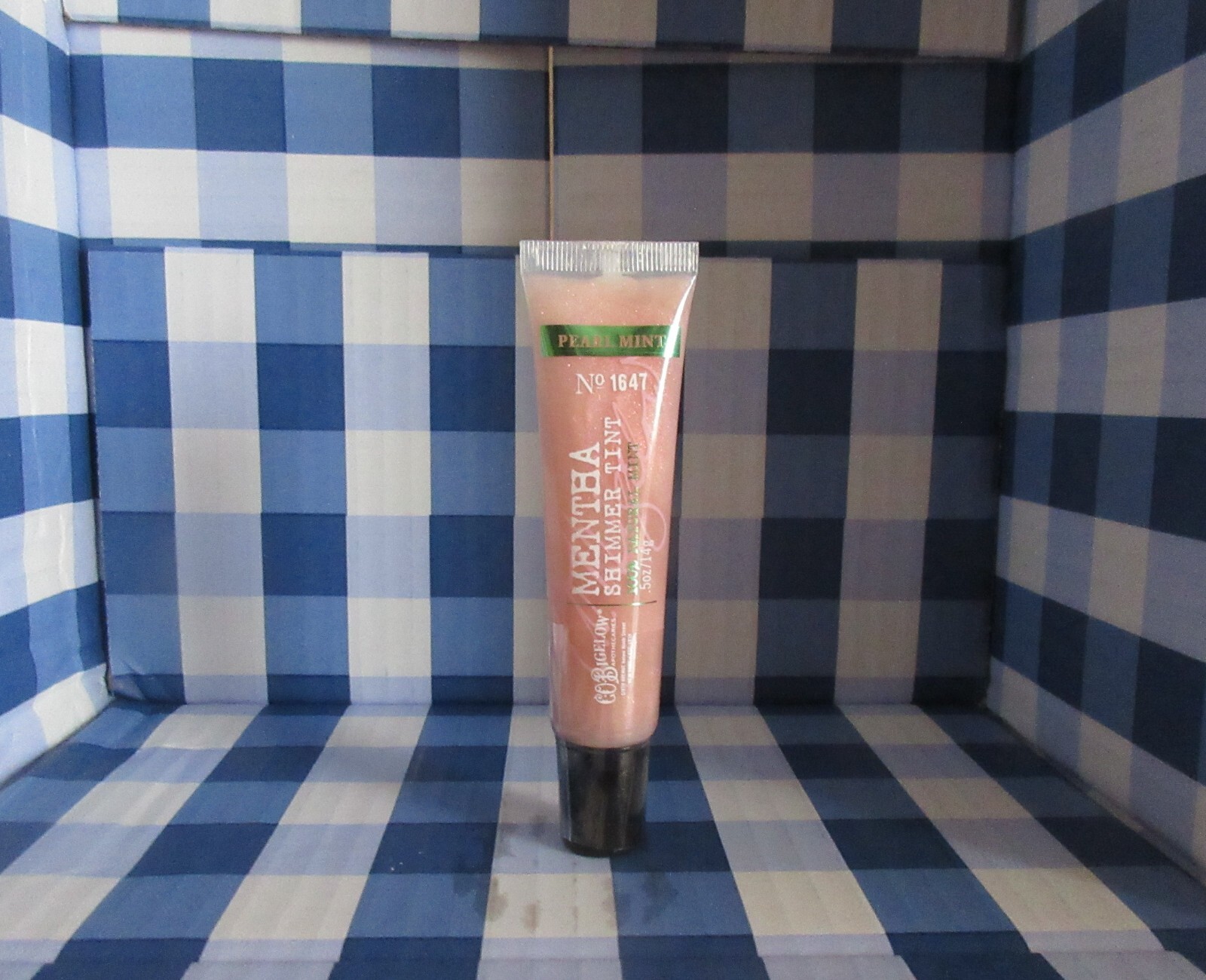 Bath & Body Works Bigelow MENTHA SHIMMER TINT PEARL MINT Shiny Lip