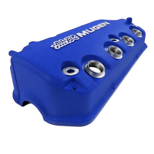 Mugen Styl Rocker Engine Valve Cover blue Honda Civic D16 VTEC D16Y8 D16Z6 - Picture 5 of 7