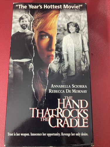 The Hand That Rocks the Cradle VHS, 1992 Rebecca De Mornay, Annabella ...