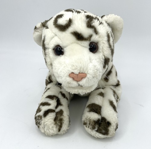 Animal Alley Toys R Us Snow Leopard Plush White Brown Realistic Stuffed Animal - Foto 5 di 10