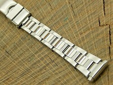 NOS Vintage Watch Band Deployment Stainless Steel 10mm-14mm Unused Bracelet