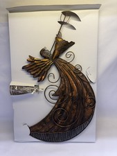 Metal Copper Color Angel Christmas Tree Topper 15" Southern Living