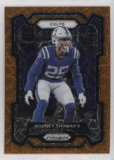 2023 Panini Prizm Lazer Prizm Rodney Thomas II #130 uw8