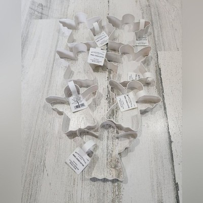 Target Wondershop white angel cookie cutter 7 pieces 3.5'' x 3.9375'' NEW