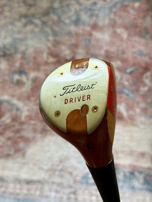 Titleist Oil Hardened Tour Model Driver PERSIMMON Golf Club RH