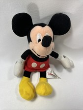 Vintage Mickey Mouse Collectible Disney Store 2001 Plush 8  Soft Stuffed Animal
