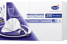 Duni White Paper Napkins 32&times;32cm &ndash; 250 Count