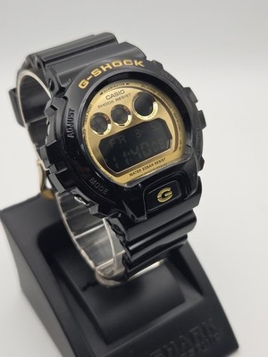 CASIO G-SHOCK ILLUMINATOR DW-6900CB BLACK GOLD MIRROR MEN'S WATCH FRESH BATTERY 