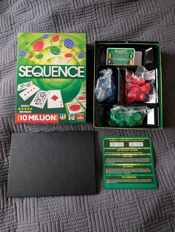 Sequence Board Game Goliath 2019 All Complete Very Good Condition - Image 4 of 4