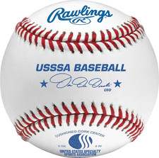 ROLBUSSSA USSSA Tournament Grade Baseballs for Youth/14U - 12 Count