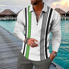 100 Polyester Summer Men Casual Long Sleeve Polo Shirt Men Sport Lapel Business