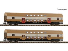 Fleischmann 6260075 DR Dbmue Bi-Level Coach Set (2) IV