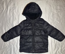 Old Navy Kids Water-Resistant Hooded Puffer Jacket for Toddler 4T Black