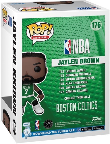 FUNKO POP! SPORTS: NBA - Celtics - Jaylen Brown [New Toy] Vinyl Figure