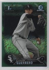 2016 Bowman Chrome Prospects Green Shimmer Refractor 9/99 Jordan Guerrero j2c