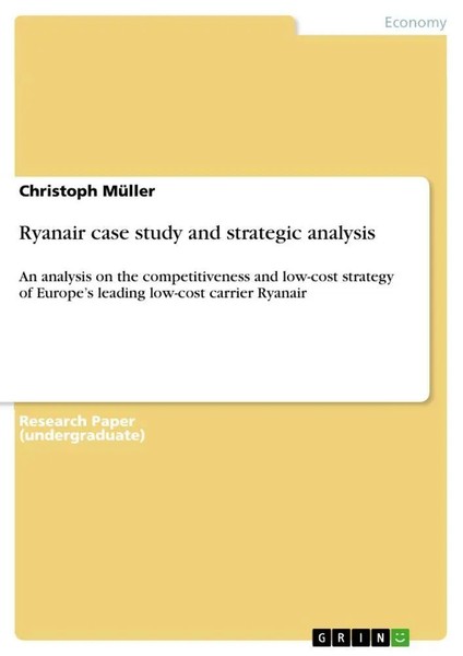 Christoph MüLler | Ryanair Case Study And Strategic Analysis | Taschenbuch-image