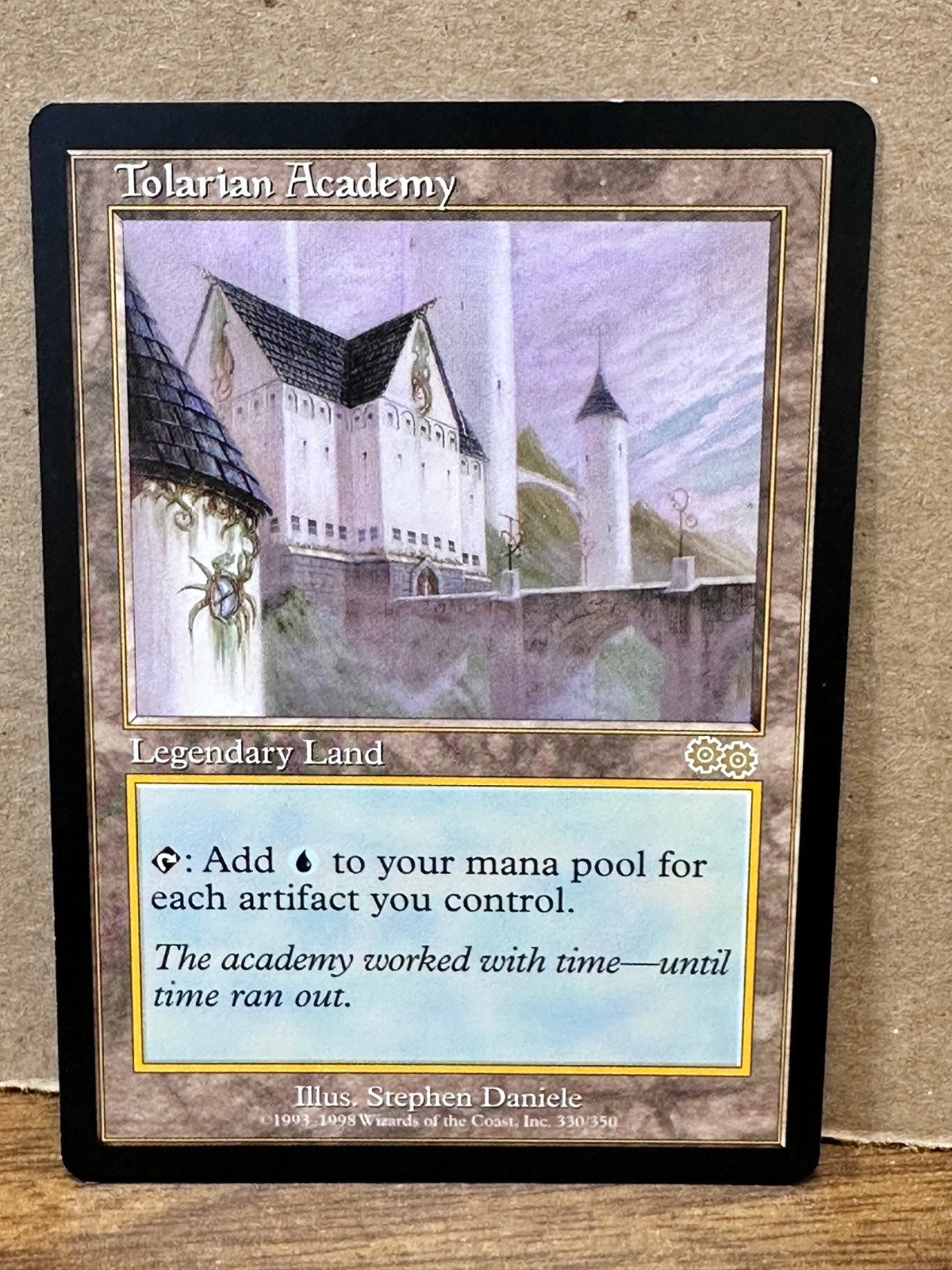 MTG - Magic the Gathering - Tolarian Academy - Urza's Saga - Unplayed NM
