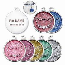 Custom Pet ID Tag Free Engraving Dog Cat Name Tag Anti-Lost Collar Pendant