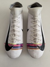 Nike Mercurial Superfly Academy 6 FG White Football Soccer Cleats Boots US11
