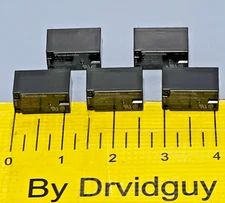 Lot of 5 Panasonic JW2SN-DC9V General Purpose Relays; DPDT, 5A, 9V