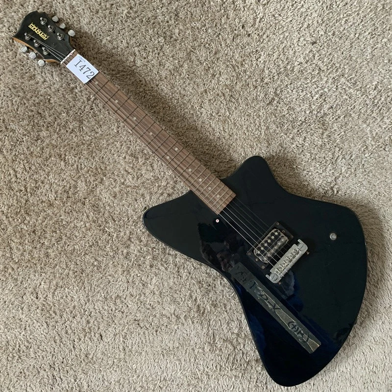 Fernandes Black Guitar, Solid Basswood Body, Maple Neck, Rosewood Fingerboard - Изображение 2 из 4