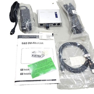 New Guntermann & Drunck DVI-FiberLink A2300044 w/ Powerpack RJ45 to 1G SFP Fiber