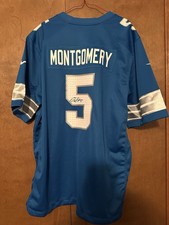 David Montgomery Signed/Autographed Nike Game Jersey Beckett Detroit Lions