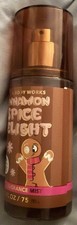 NEW BATH BODY WORKS CINNAMON SPICE DELIGHT TRAVEL SIZE FRAGRANCE MIST-2.5 OZ