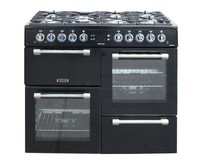 Leisure 100cm Gas Range Cooker Free Standing CK100G232K Double Oven Black #2019