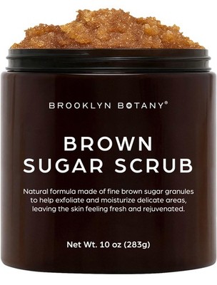 Brooklyn Botany Brown Sugar Body Scrub - 10 Ounce (Pack of 1), brown 