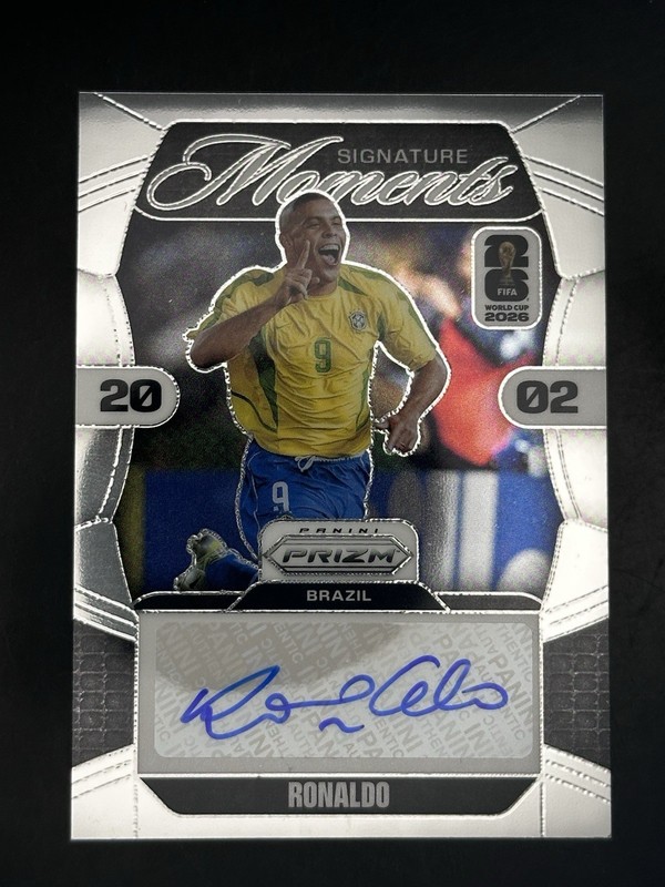 2026 Prizm World Cup Ronaldo Signature Moments Auto