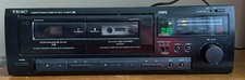 TEAC W-600R Dolby Auto Reverse Stereo Double Cassette Deck Recorder Player
