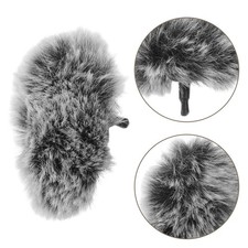 Pop Filter Mic Vlogging Windscreen Fuzzy Microphone Cover Windshield