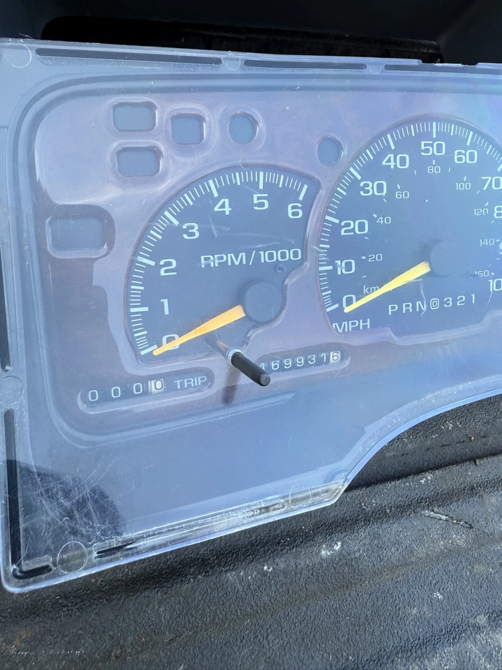 Velocímetro MPH Mercado de Estados Unidos Estilo Clásico Cluster Se Adapta a 95-00 Chevy/gmc Foto 4 de 4
