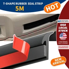 10M T-Shape Auto Car Door Trunk Seal Strip Rubber Weather Strip Edge Accessories