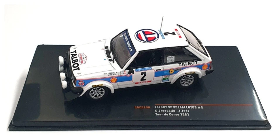 Ixo 1/43 Scale RAC370A - Talbot Sunbeam Lotus Tour de Corse 1981 - White - Image 4 of 4