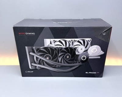 Mars Gaming ML-PRO240 White 240mm AIO Wasserkühlung   CPU Cooler