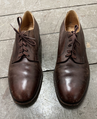 Brooks Brothers Brown Leather Derbys Leather lace ups Brooks Brothers Brown size 11.5 US in  main image 4