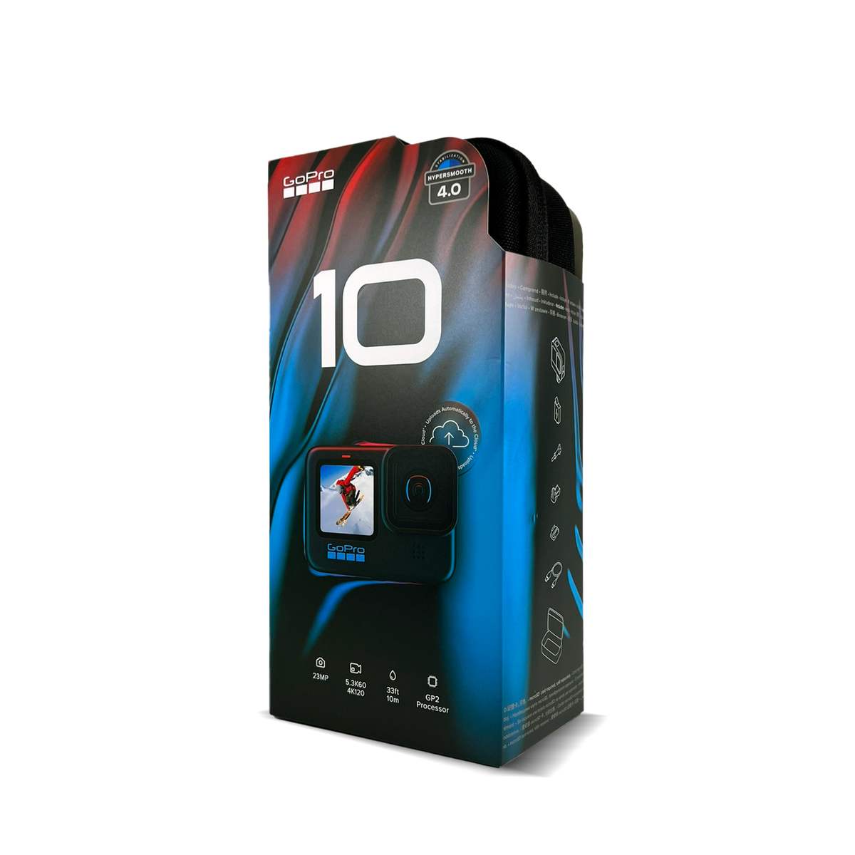 ビデオカメラ GoPro Hero 10 Black GoPro HERO10 Black - Waterproof, 5K HD Video, 23MP, Live