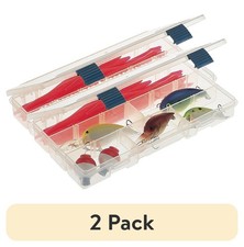 Adjustable Clear Transparent Stowaway Utility Box Fishing Tackle Bait Storage