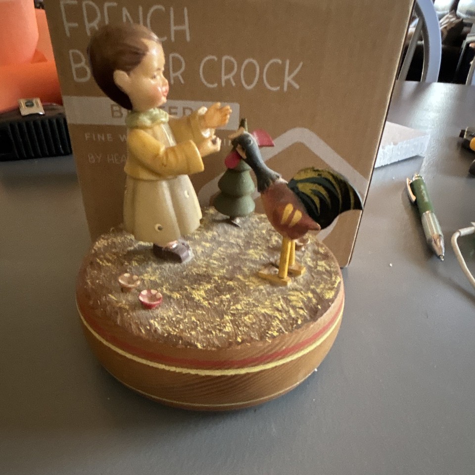 Thorens Vintage Wooden Music Box Country Girl Animals, Hi Lilli Hilo