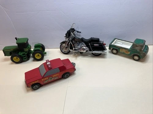 Vintage Toy Lot John Deere Harley Davis Tonka Other