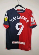 Matchworn Blackburn Rovers Away Football Shirt 2021/22 Sam Gallagher 9 
