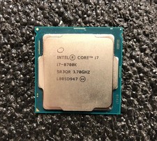 Intel i7-8700K Coffee Lake 3.7 GHz 4.7 GHz Turbo LGA 1151 Unlocked