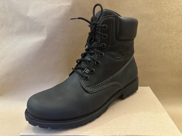 Men Panama Jack Boots Black Leather 44