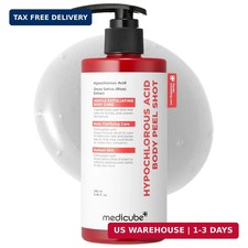 medicube Body Peel Shot with Hypochlorous Acid Gentle Body Exfoliating Serum f